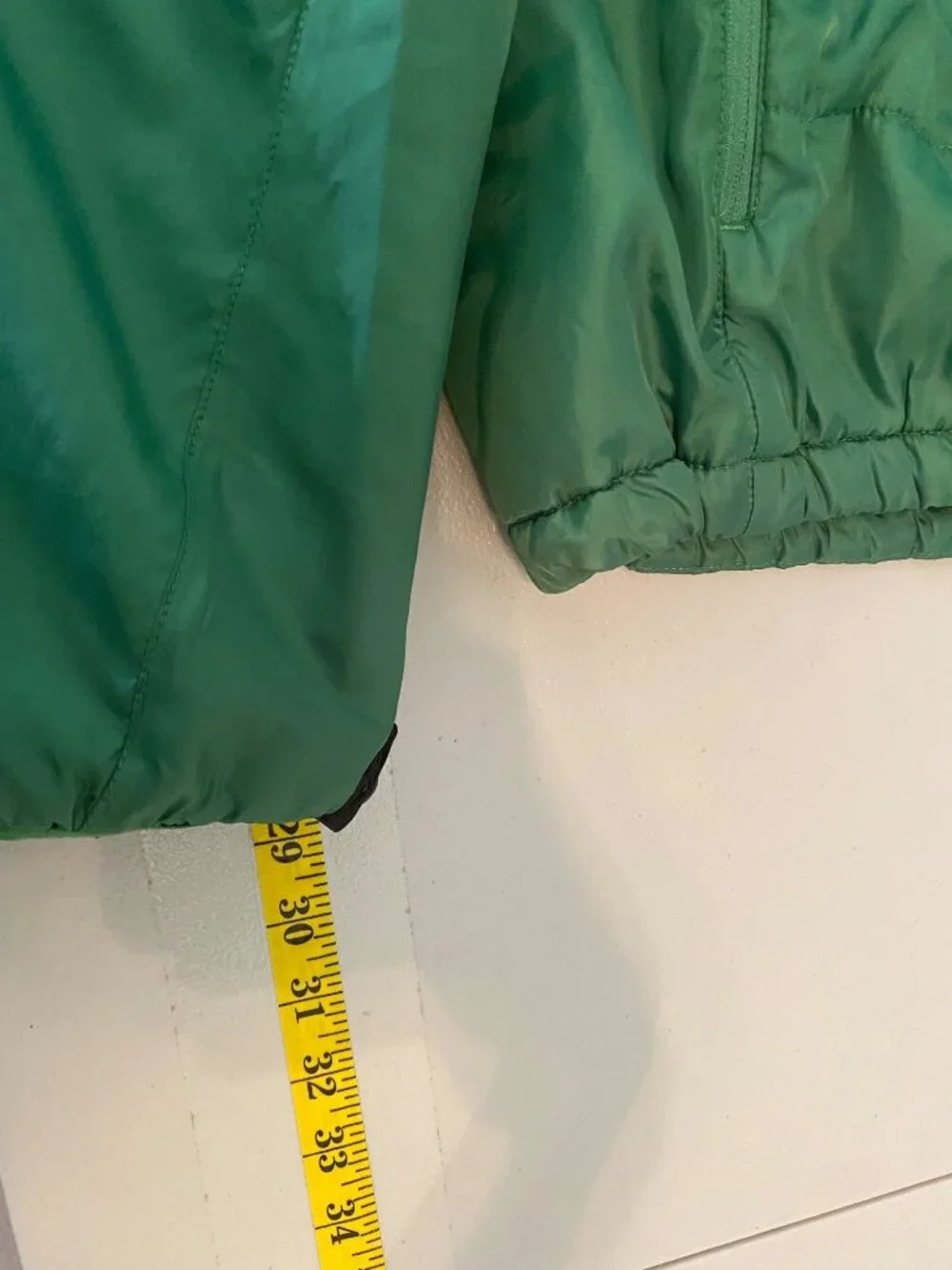 The North Face Mens Green Insulated Zip-Up Jacket Lightweight Coat XXL